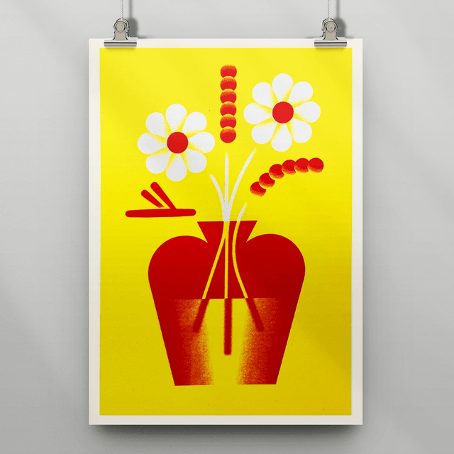 Florian Gallou - Flower (carte postale)